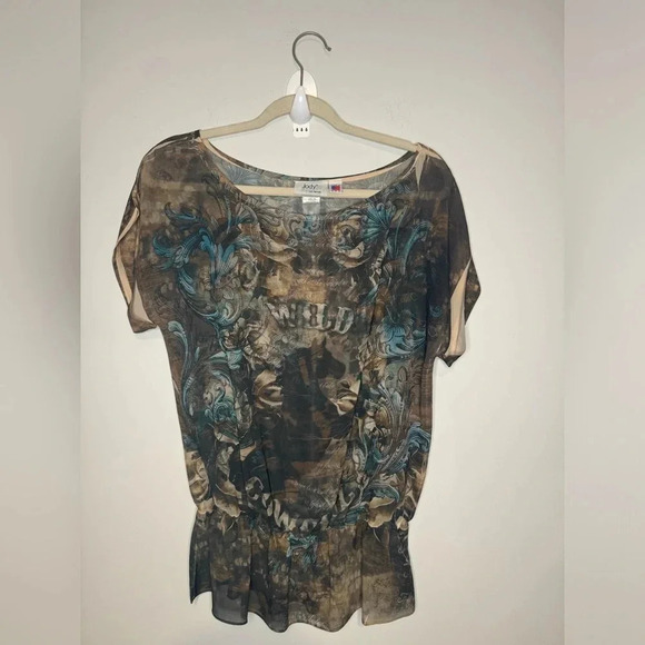 VTG Western Y2K JODY COWGIRL Flowy Top - Picture 8 of 15